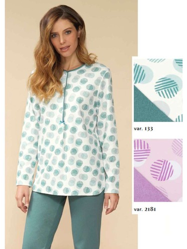 Pigiama donna serafino in - pigiama,