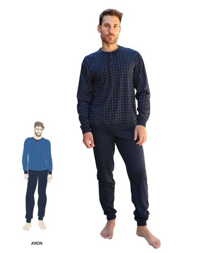 Pigiama uomo lungo - , jersey