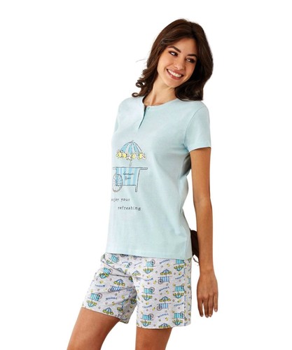 Pigiama donna manica corta - a,
