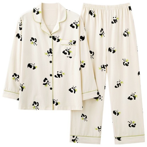 Pigiama coppia stampa panda - coppia,