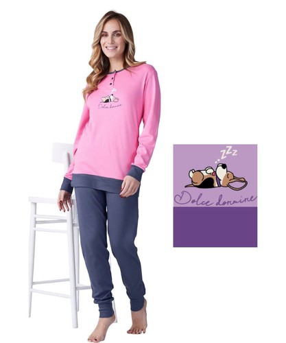 Pigiama donna jersey - pigiama, in