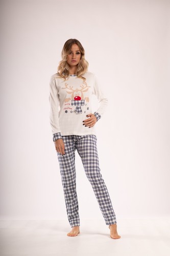 Pigiama donna caldo - donna, cotone