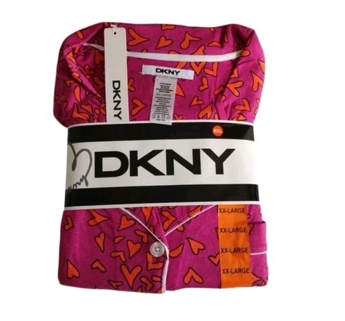 Pigiama dkny xxl rosa cuore - rosa,