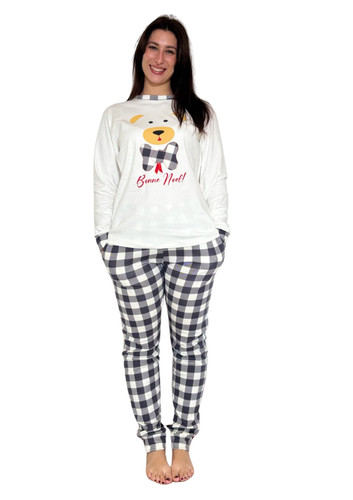 Pigiama donna caldo cotone - , con