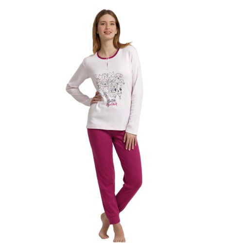 Pigiama donna invernale lungo - donna,