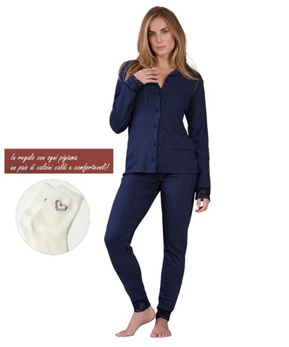 Pigiama donna aperto - in, jersey