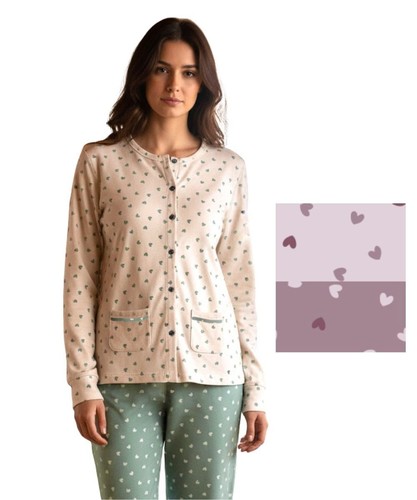 Pigiama donna aperto - , in