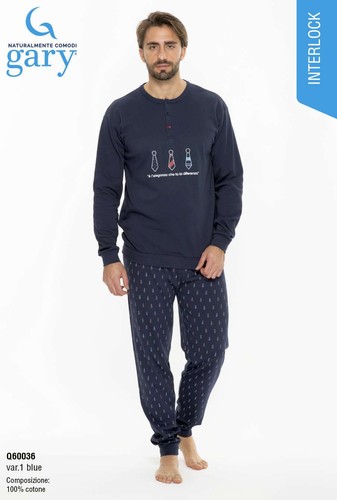 Pigiama uomo jersey di - in,