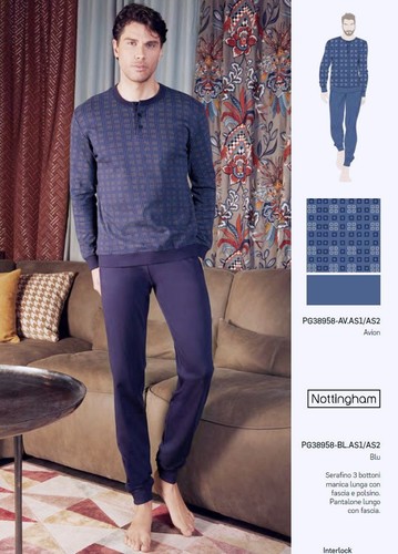 Pigiama uomo jersey - pigiama,