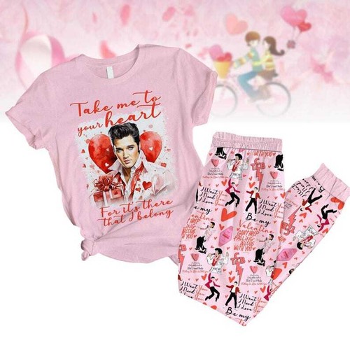 Set pigiama valentine elvis - set,